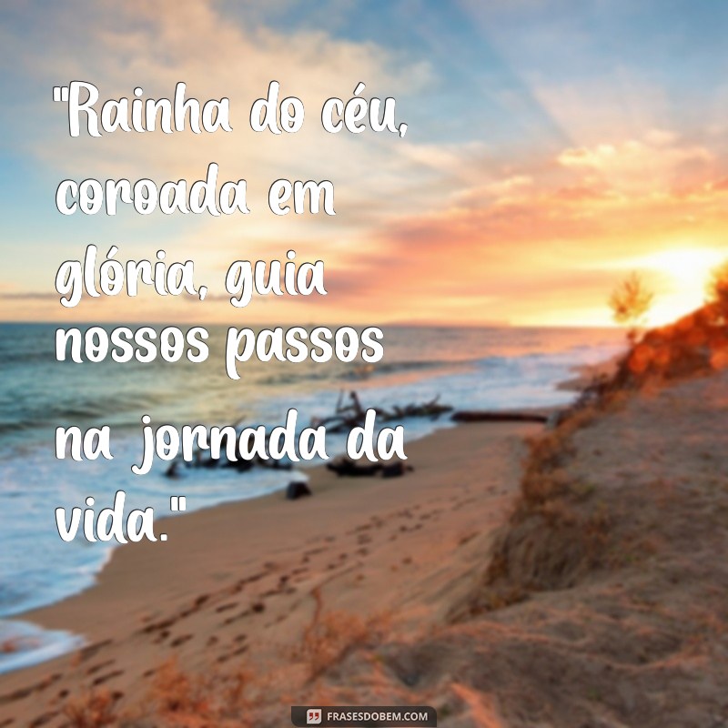 frases coroação de nossa senhora 