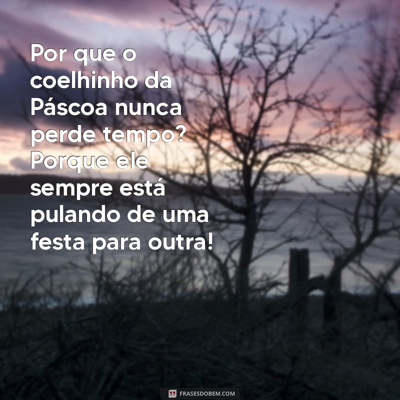 Frases Engraçadas de Coelhinho da Páscoa para Alegrar sua Celebração 