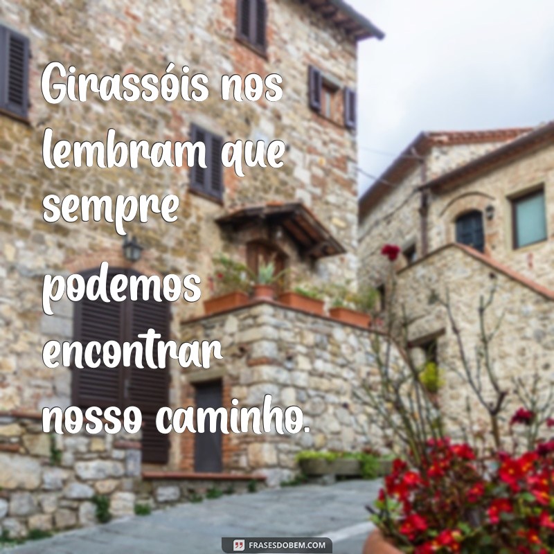 Frases Inspiradoras de Girassol para Acompanhar Suas Fotos 