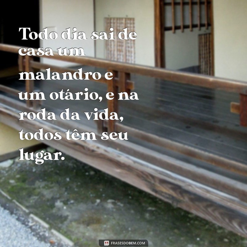 Entenda a Sabedoria por trás da Frase: Todo Dia Sai de Casa um Malandro e um Otário 