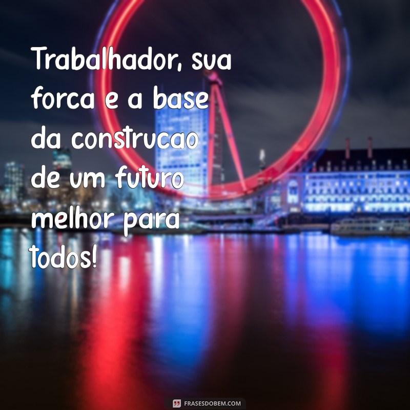 Frases Inspiradoras para Celebrar o Dia do Trabalho: 1º de Maio 