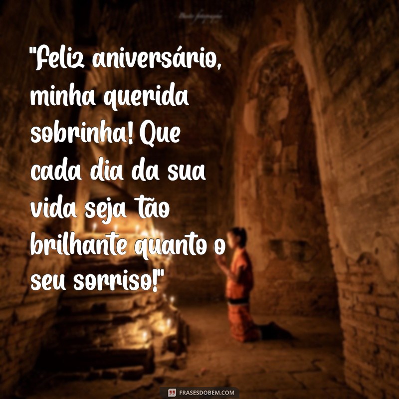 frases aniversário para sobrinha 