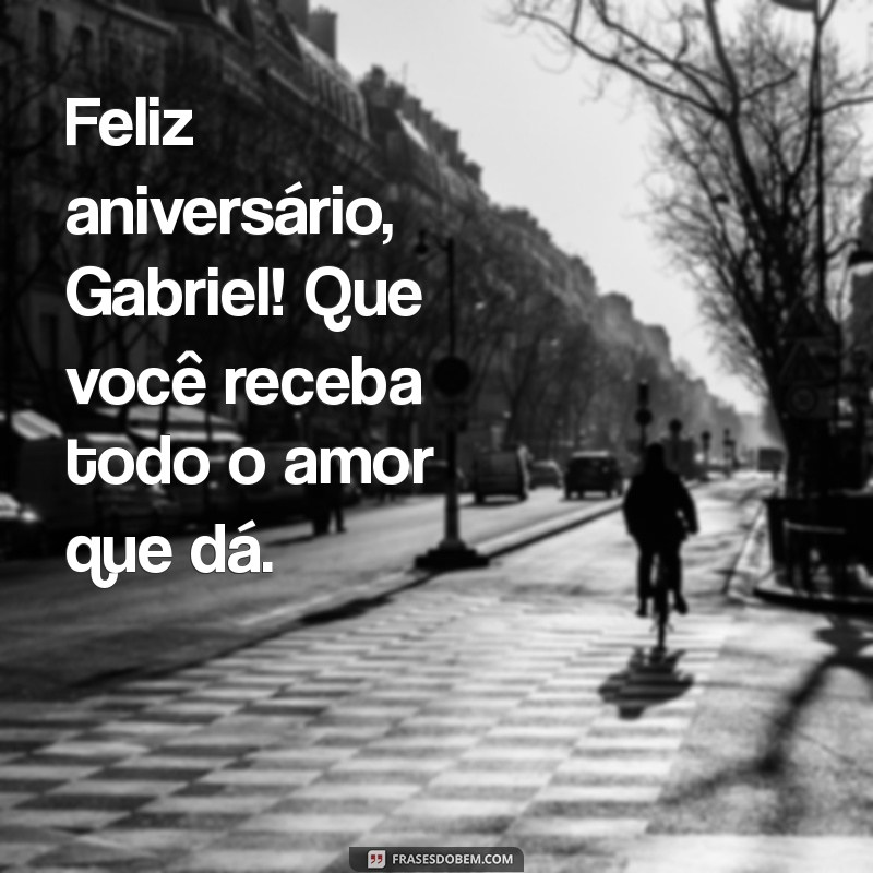 Feliz Aniversário Gabriel: Mensagens e Frases Inspiradoras para Celebrar 