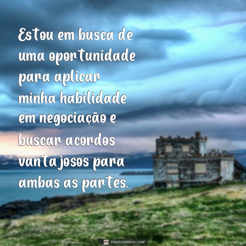 Descubra as melhores frases de objetivo para destacar seu currículo de vendedor 