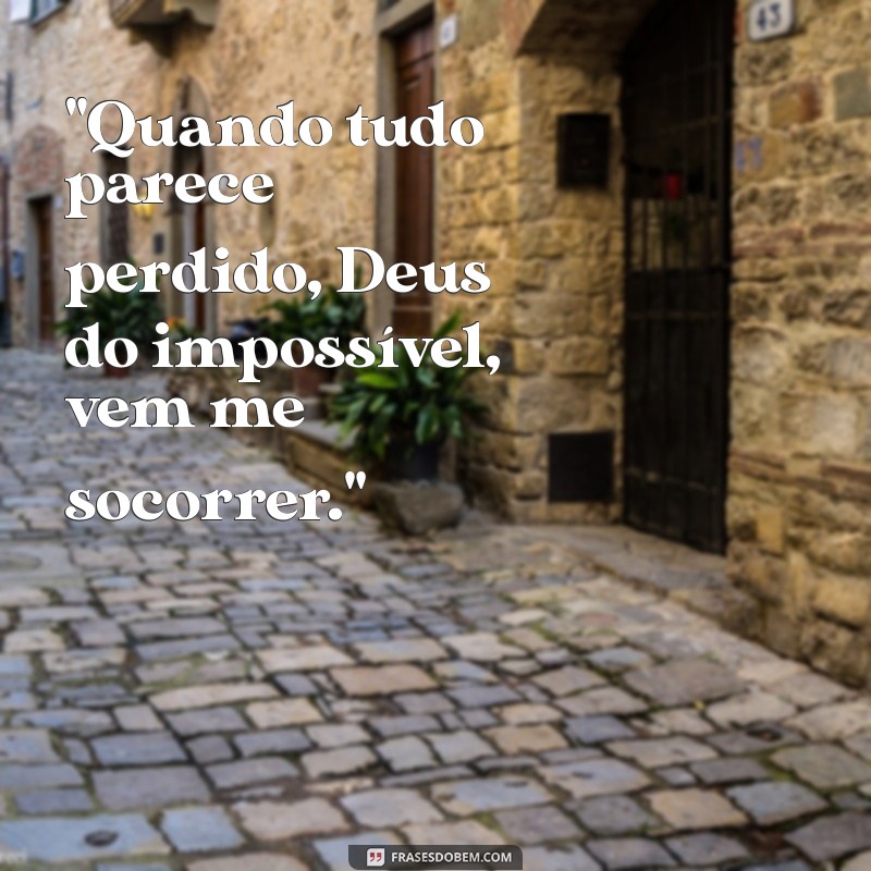 deus do impossível letra 