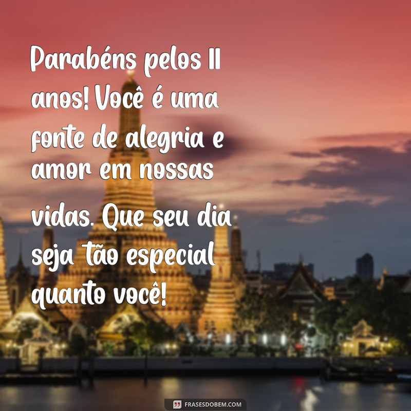 Mensagens Emocionantes de Aniversário para Celebrar os 11 Anos da Sua Filha 