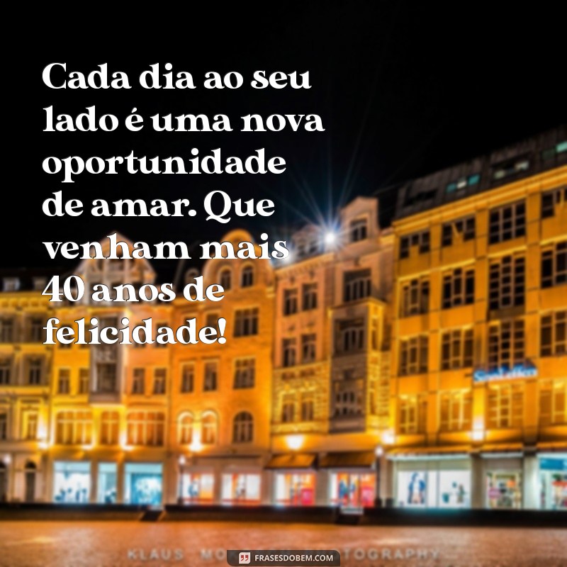 Celebrando 40 Anos de Casamento: Mensagens e Frases Inspiradoras para Comemorar essa Data Especial 