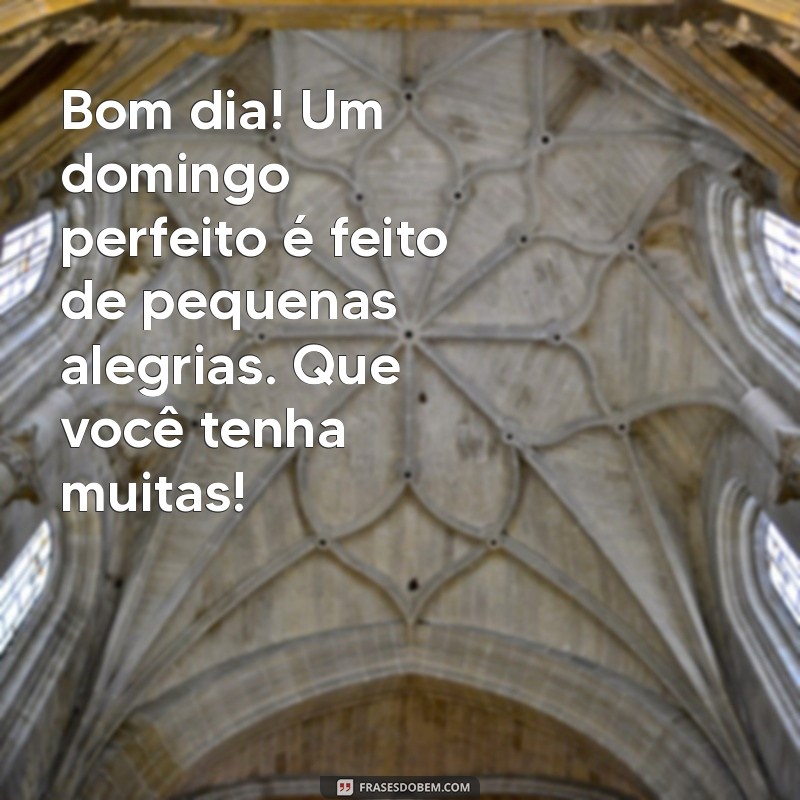 Mensagens Inspiradoras de Bom Dia para WhatsApp: Celebre o Seu Domingo! 