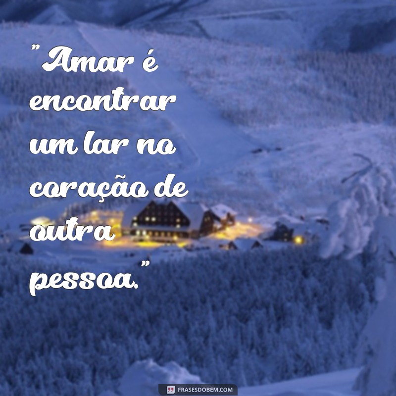 amar e ser amado 