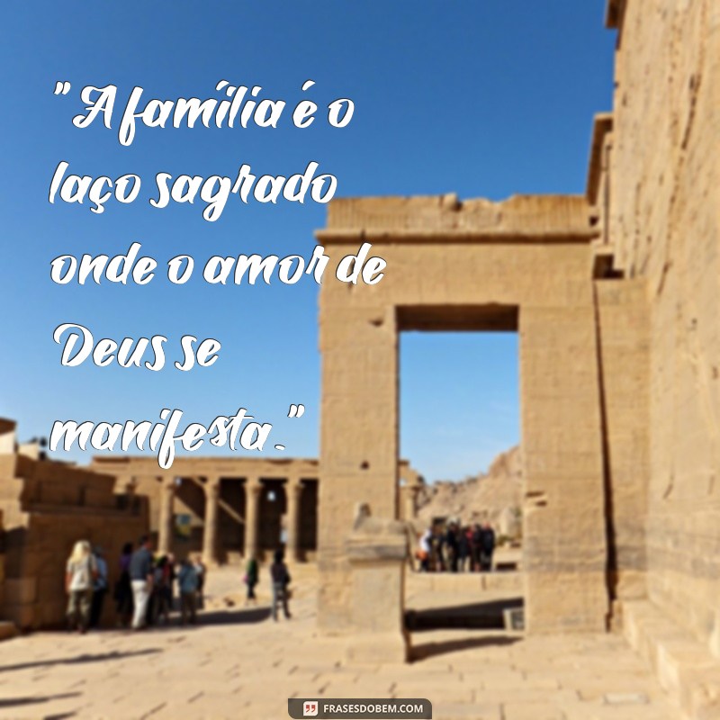 frases cristãs sobre familia 