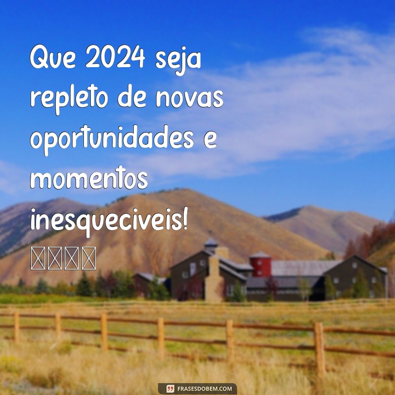 mensagem feliz ano novo 2024 gif Que 2024 seja repleto de novas oportunidades e momentos inesquecíveis! 🎉