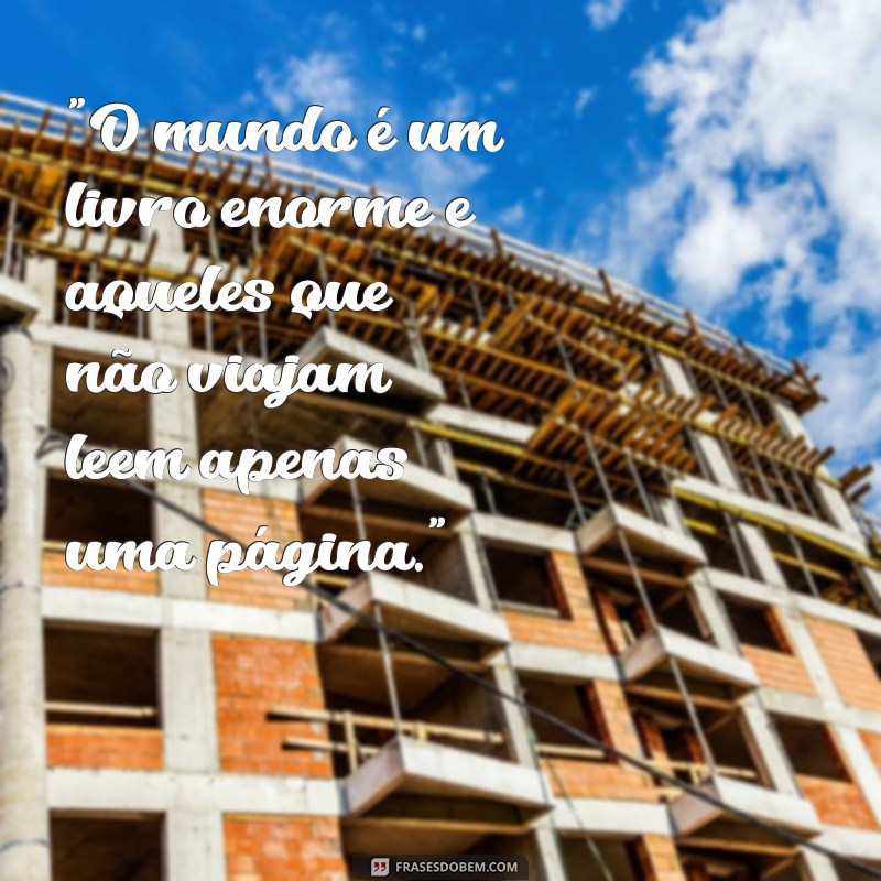 frases de viagens para status 