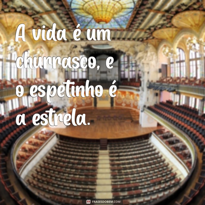 As Melhores Frases de Espetinho para Animar seu Churrasco 