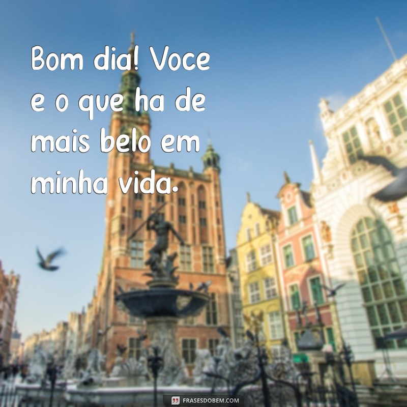 Frases Românticas de Bom Dia para Encantar Seu Amor 