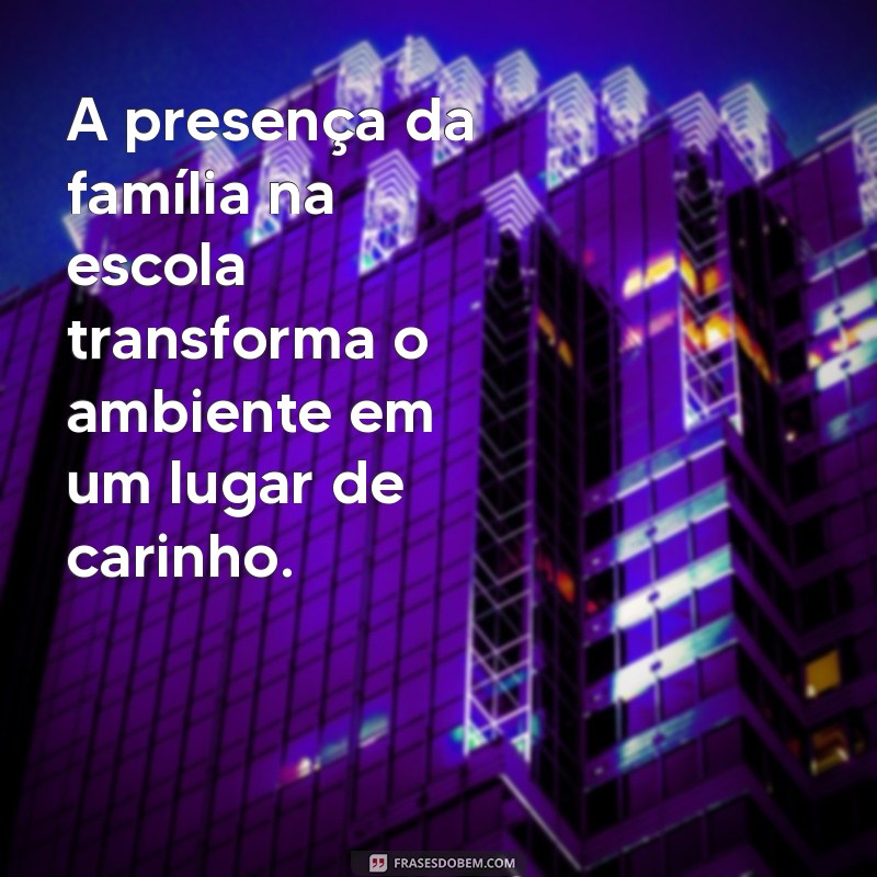 Frases Inspiradoras para Celebrar o Dia da Família na Escola 