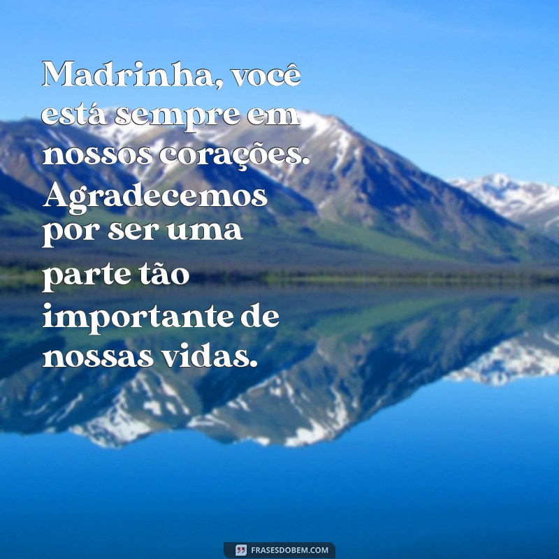 Mensagens Comoventes para Madrinhas de Batizado: Inspirações e Exemplos 