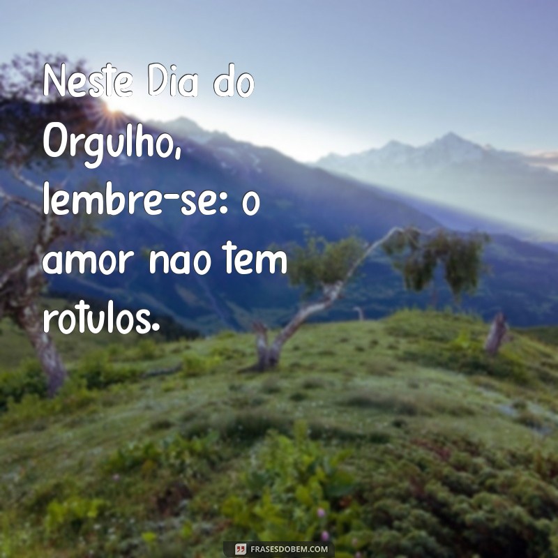 Frases Inspiradoras para Celebrar o Dia do Orgulho LGBT 