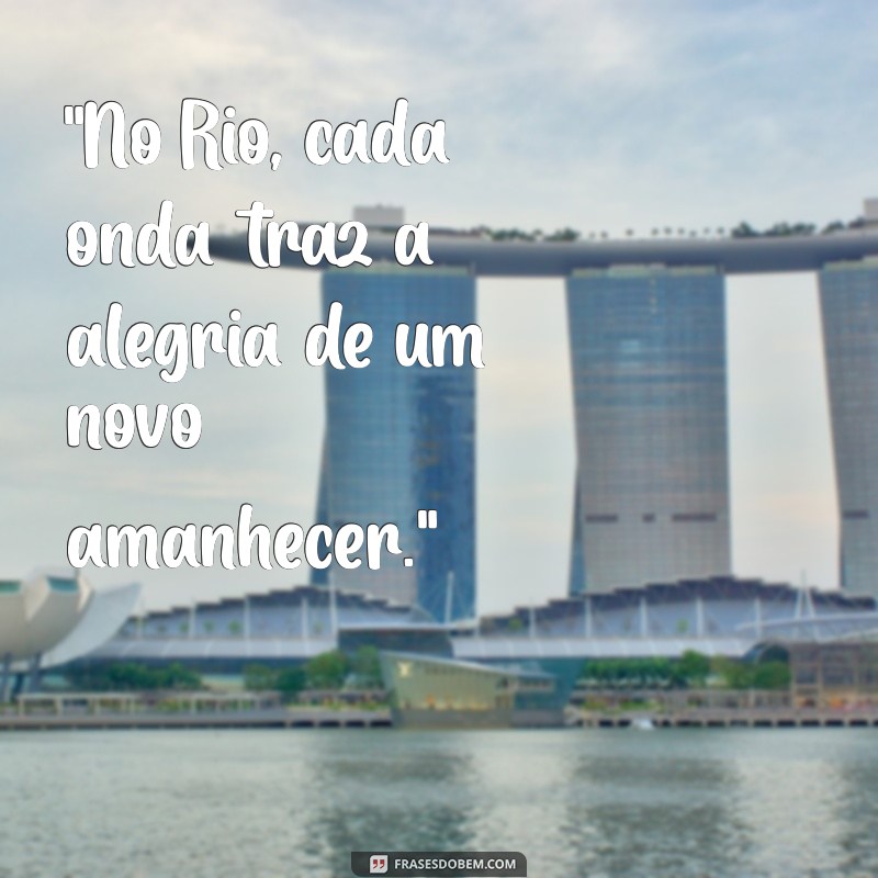 frases praia rio de janeiro 