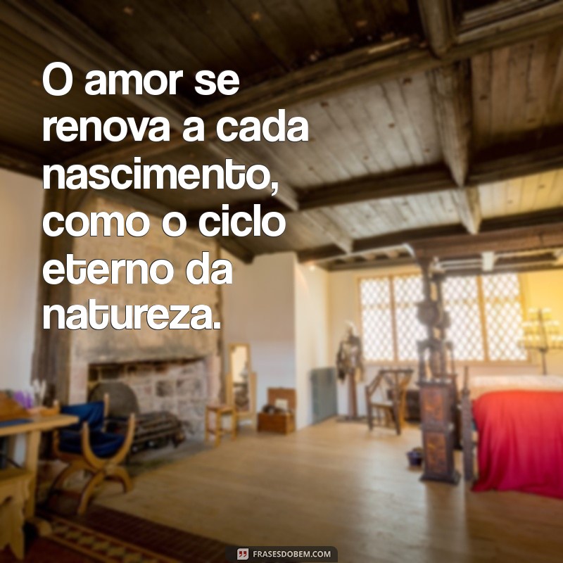 Frases Inspiradoras sobre o Nascimento e a Celebração da Vida 