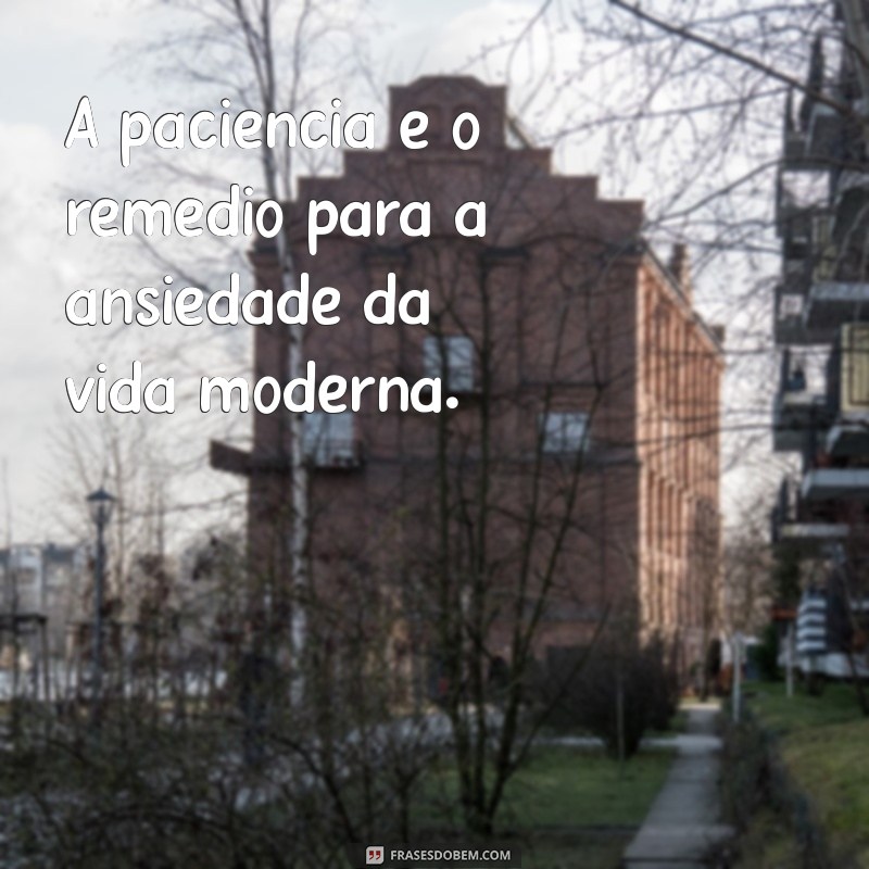 Frases Inspiradoras sobre Paciência: Aprenda a Valorizar a Arte de Esperar 