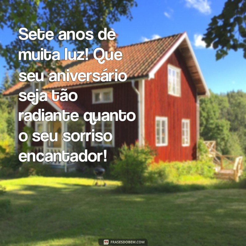 Mensagens Encantadoras de Aniversário para Celebrar os 7 Anos da Sua Netinha 