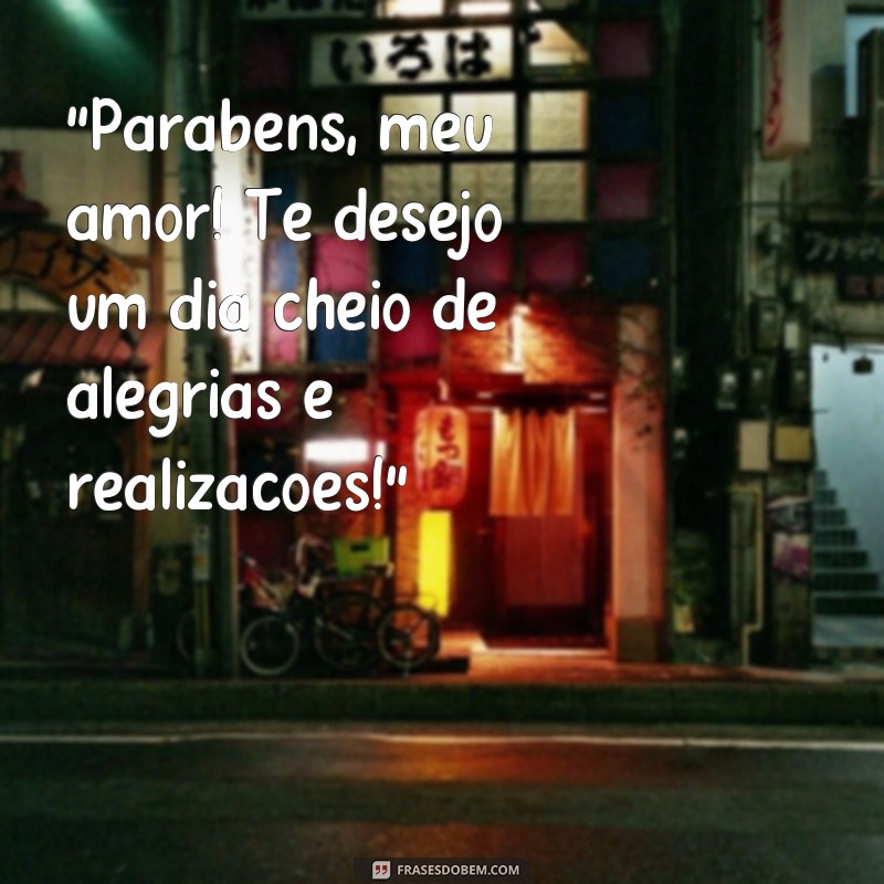 frases parabéns amor tumblr 