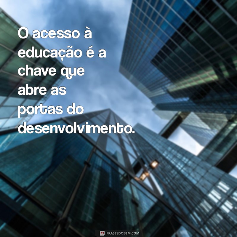 Educação: Um Direito Fundamental para Todos 