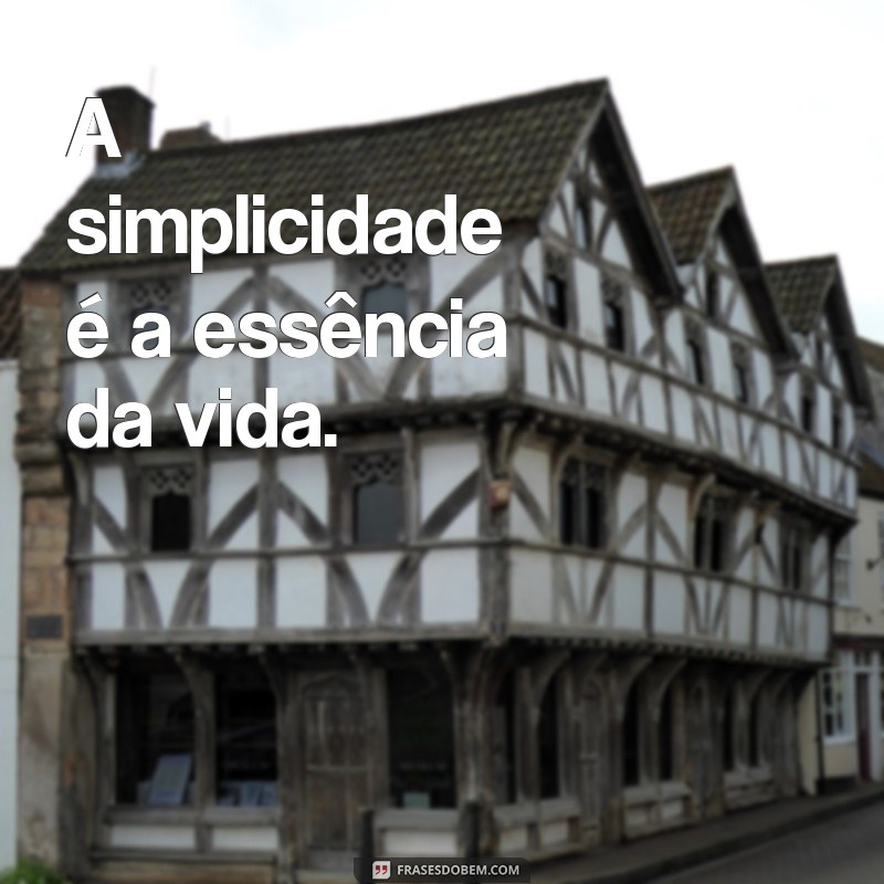 Descubra as Melhores Frases que Celebram a Beleza da Simplicidade! 