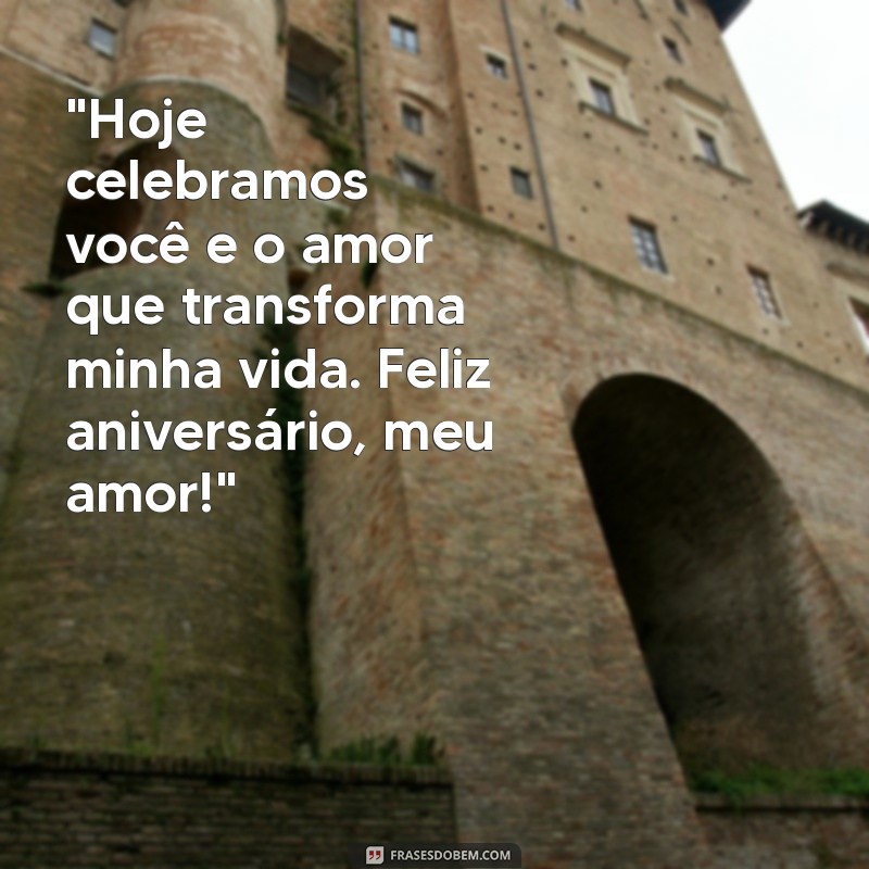 mensagem de amor para aniversário 