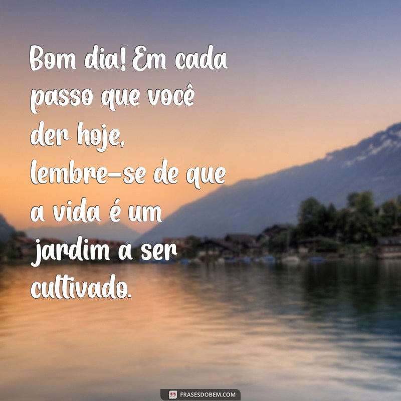 Bom Dia: Mensagens Inspiradoras do Jardim Secreto para Começar o Dia com Positividade 