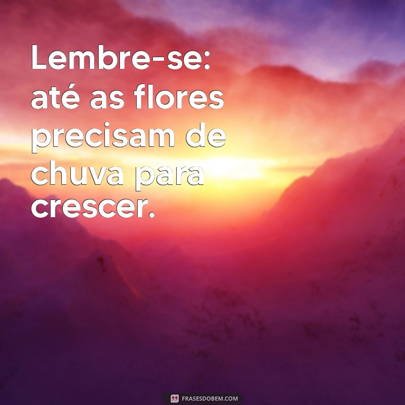 Frases Motivacionais para Alegrar e Animar Pessoas Tristes 