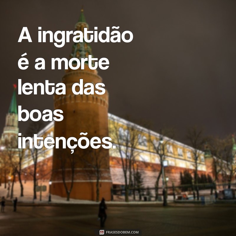 As Melhores Frases de Ingratidão para Status que Fazem Reflexionar 