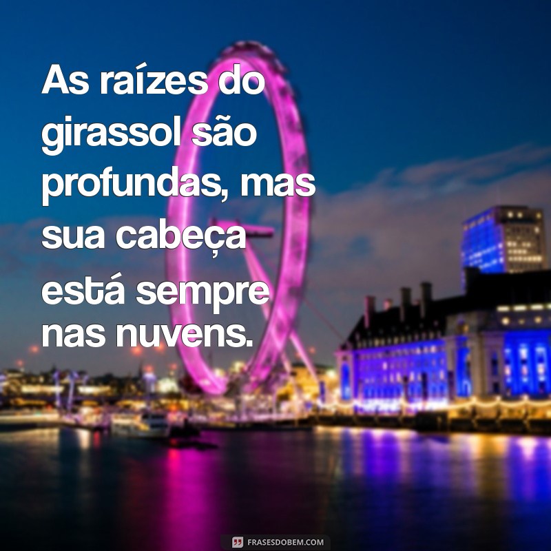 Frases Inspiradoras com Girassóis: Imagens PNG para Baixar 