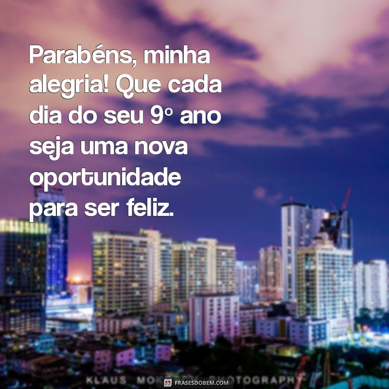 Mensagens Emocionantes de Aniversário para Celebrar os 9 Anos da Sua Filha 