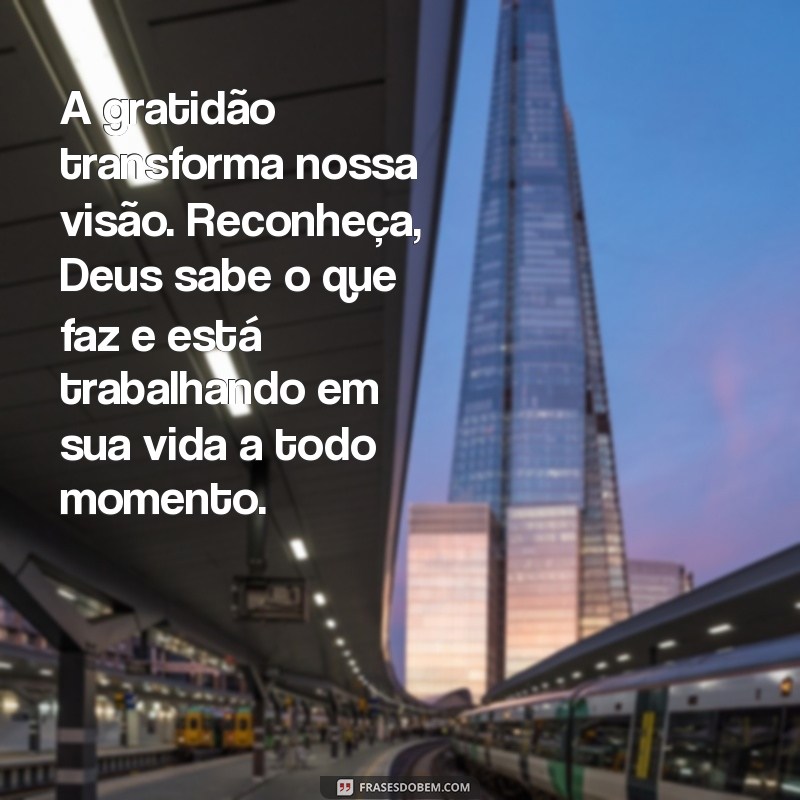 Deus Sabe o Que Faz: Reflexões e Mensagens Inspiradoras 