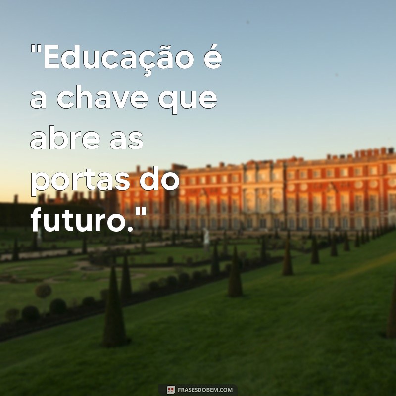 frases sobre educação escolar 