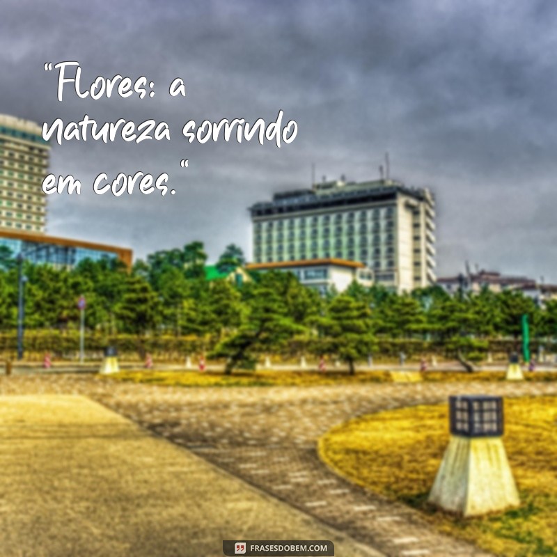 frases para foto com flores 