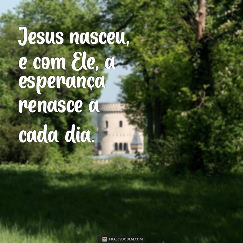 Frases Inspiradoras sobre o Nascimento de Jesus: Reflexões para o Natal 