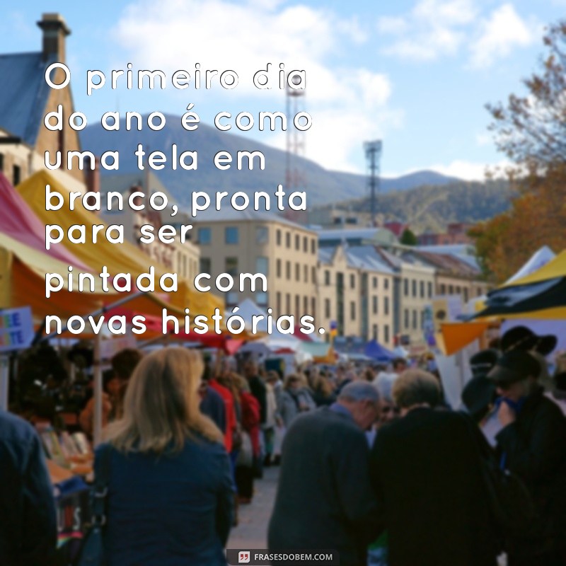 primeiro dia do ano contagem regressiva O primeiro dia do ano é como uma tela em branco, pronta para ser pintada com novas histórias.