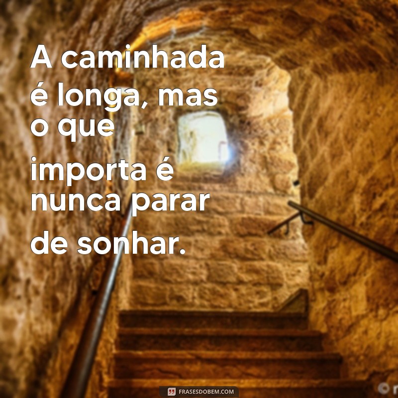 Reflexões Inspiradoras: Frases Sobre a Longa Caminhada da Vida 