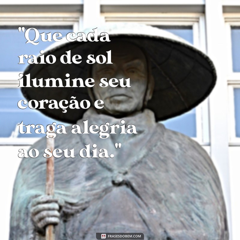 frases para um dia de sol 