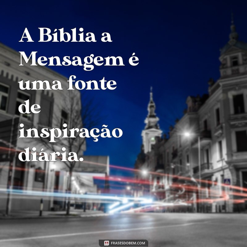 Baixe a Bíblia A Mensagem em PDF: Leitura Prática e Acessível 