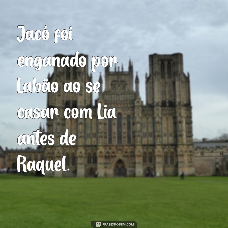 Quem Foi o Esposo de Raquel na Bíblia? Descubra a História e os Ensinamentos 