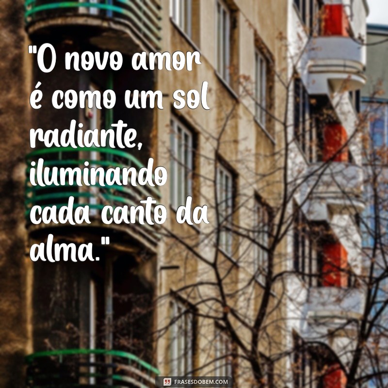 frases novo amor 