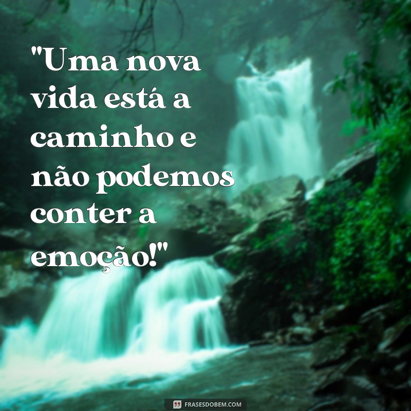 frases texto emocionante para cha revelação tumblr 