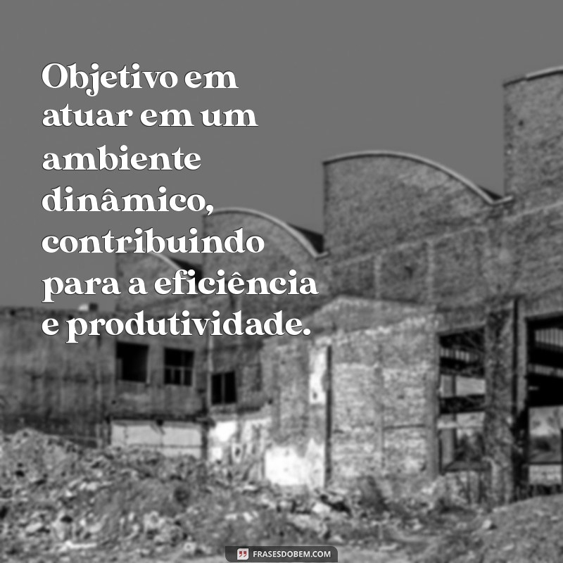 Frases Impactantes para Destacar Seus Objetivos no Currículo 