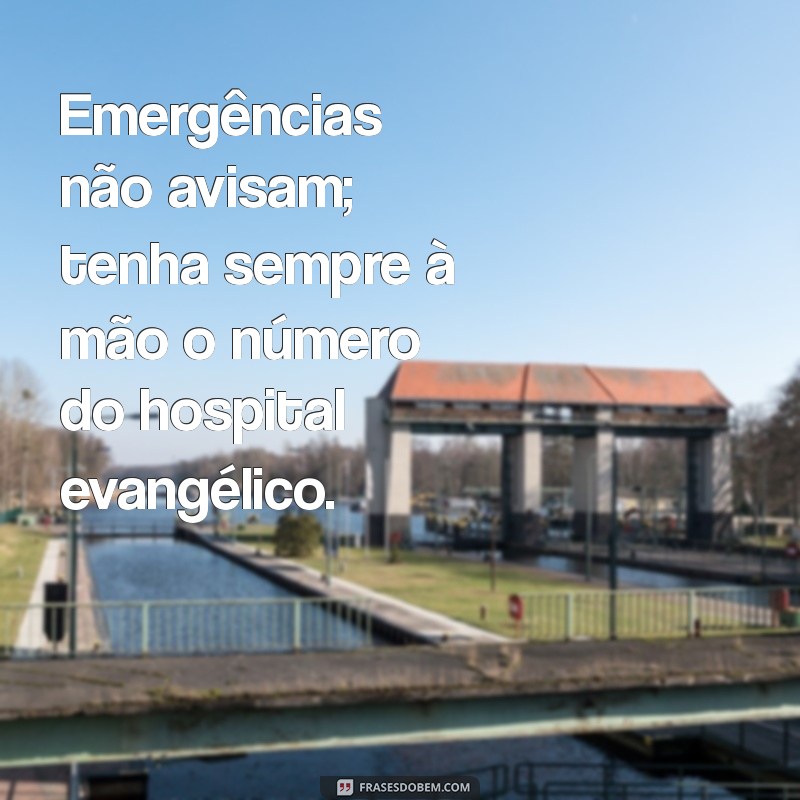 Como Encontrar o Número de Telefone do Hospital Evangélico: Guia Completo 