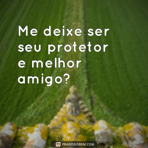  Me deixe ser seu protetor e melhor amigo?