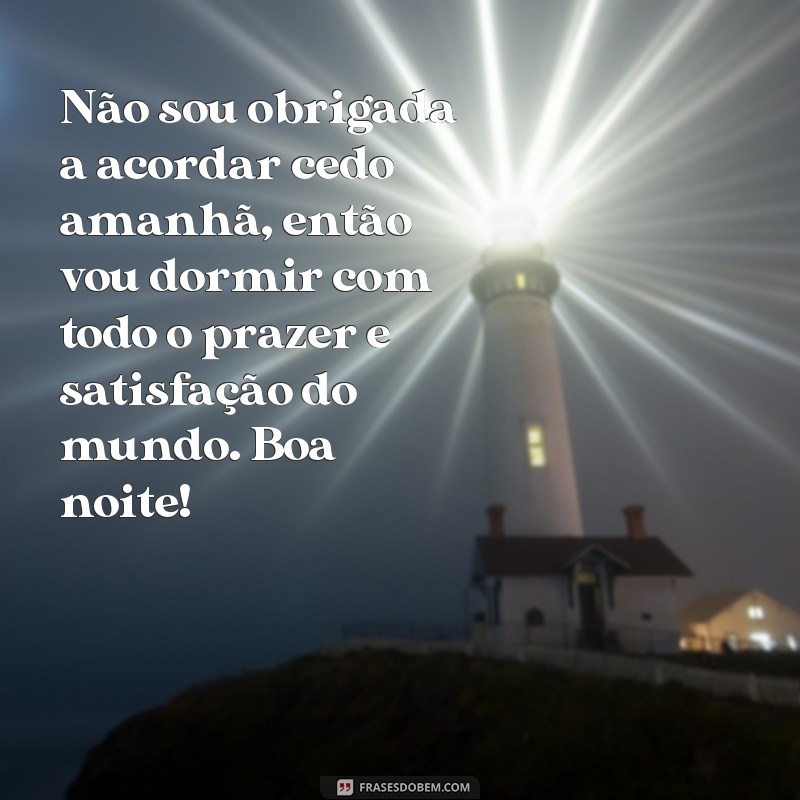 Divirta-se antes de dormir: confira as melhores frases engraçadas de boa noite! 