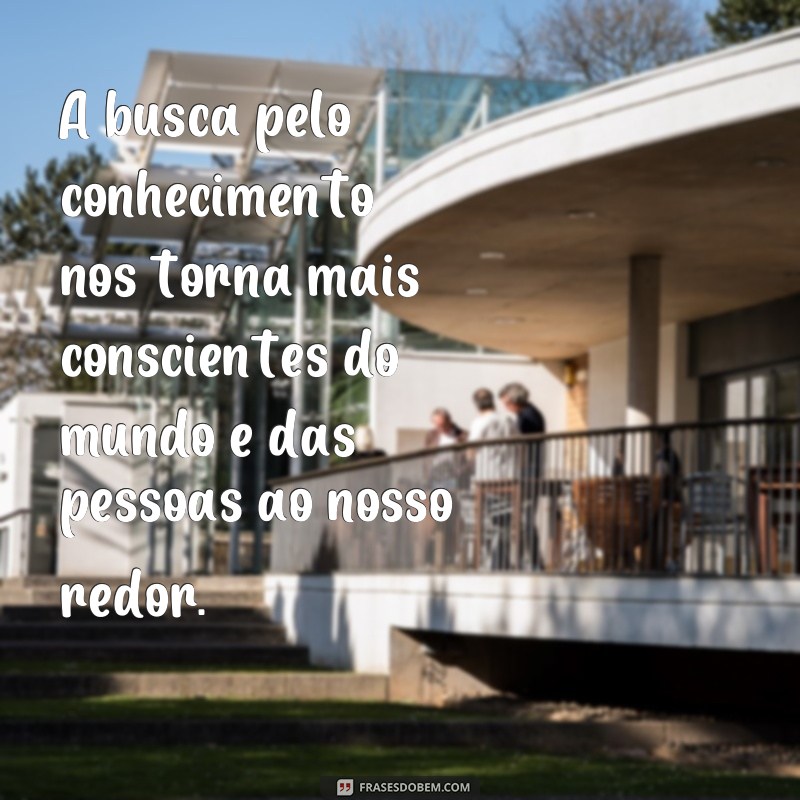 Descubra as melhores frases de conhecimento e estudo para inspirar sua jornada acadêmica 